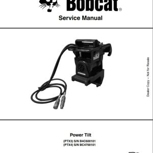 Bobcat Power Tilt PTX3 PTX4 Service Manual7331237 1