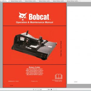 Bobcat Rotary Cutter Operation Maintenance Manuals 1