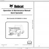 Bobcat Sand Cleaner Sand Spreader Operation Maintenance Manuals 2