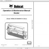 Bobcat Seeder Operation Maintenance Manuals 1