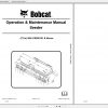 Bobcat Seeder Operation Maintenance Manuals 2