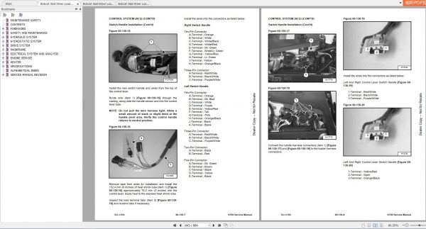 Bobcat Skid Steer Loader S150 Service Manuals 3