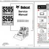 Bobcat Skid Steer Loader S205 Service Manuals 1
