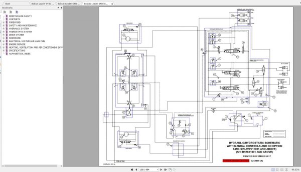 Bobcat Skid Steer Loader S450 Service Manuals 3