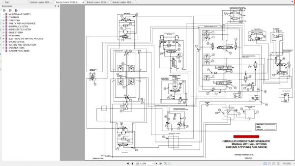 Bobcat Skid Steer Loader S530 Service Manuals 4