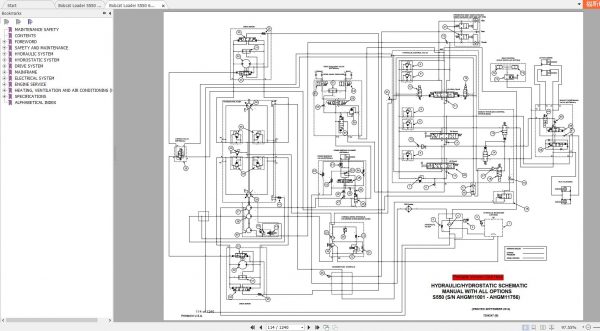 Bobcat Skid Steer Loader S550 Service Manuals 3