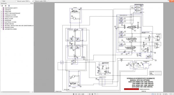 Bobcat Skid Steer Loader S590 Service Manuals 4