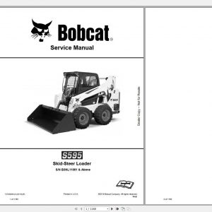 Bobcat Skid Steer Loader S595 Service Manual7274925 1