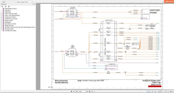 Bobcat Skid Steer Loader S740 Service Manual7252363 3