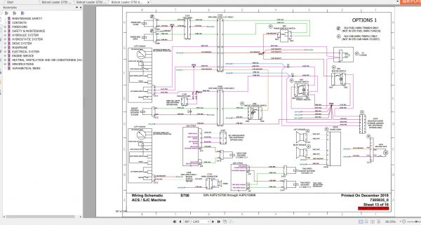 Bobcat Skid Steer Loader S750 Service Manuals 4