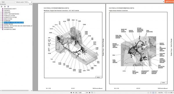 Bobcat Skid Steer Loader T450 Service Manual6990394 4