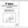 Bobcat Snow Blade Operation Maintenance Manuals 2