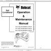 Bobcat Soil Conditioner Operation Maintenance Manuals 3
