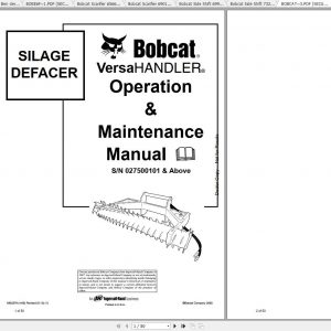 Bobcat Spare Parts Operation Maintenance Manuals 1oiKbv