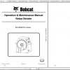 Bobcat Spare Parts Operation Maintenance Manuals 3AQI9i