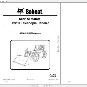 Bobcat Telescopic Handler T2250 Service Manual6989598 1