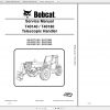 Bobcat Telescopic Handler T40140 T40170 T40180 Service Manuals 1