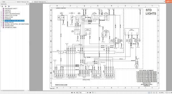 Bobcat Telescopic Handler TL2660 TL3060 Service Manuals 4