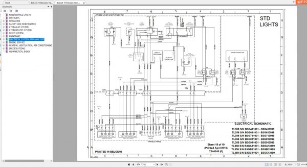 Bobcat Telescopic Handler TL358 Service Manuals 3