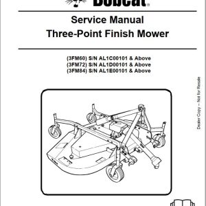 Bobcat Three Point Finish Mower Service Manual6989546 1