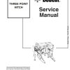 Bobcat Three Point Hitch Service Manual6900905 1