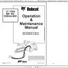 Bobcat Trencher Trench Compactor Operation Maintenance Manuals 5