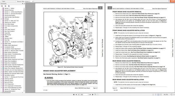 Bobcat Utility Vehicle 2100 2100S Service Manual6901987 3