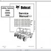 Bobcat Utility Vehicle 2200 2300 Service Manuals 1
