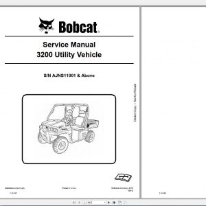 Bobcat Utility Vehicle 3200 Service Manual6989598 1