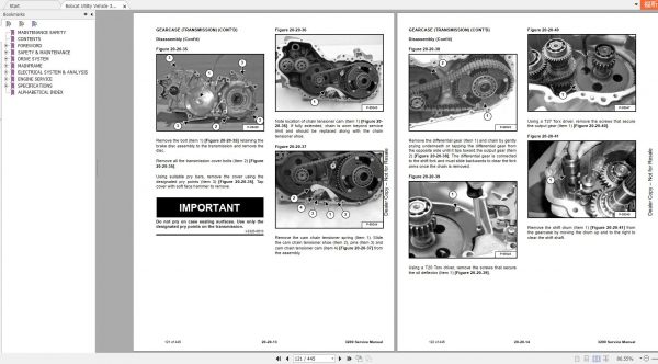 Bobcat Utility Vehicle 3200 Service Manual6989598 3