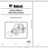 Bobcat Utility Vehicle 3450 Service Manual6989610 1