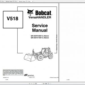 Bobcat VersaHANDLER TTC V518 Service Manuals 1