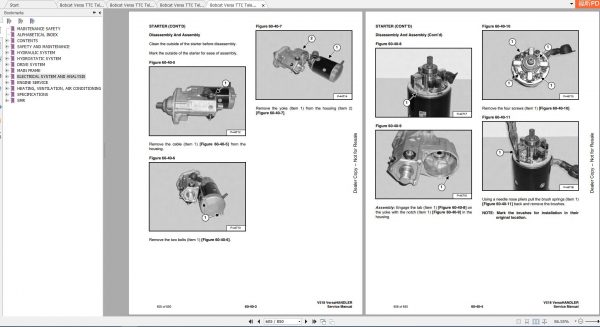 Bobcat VersaHANDLER TTC V518 Service Manuals 4