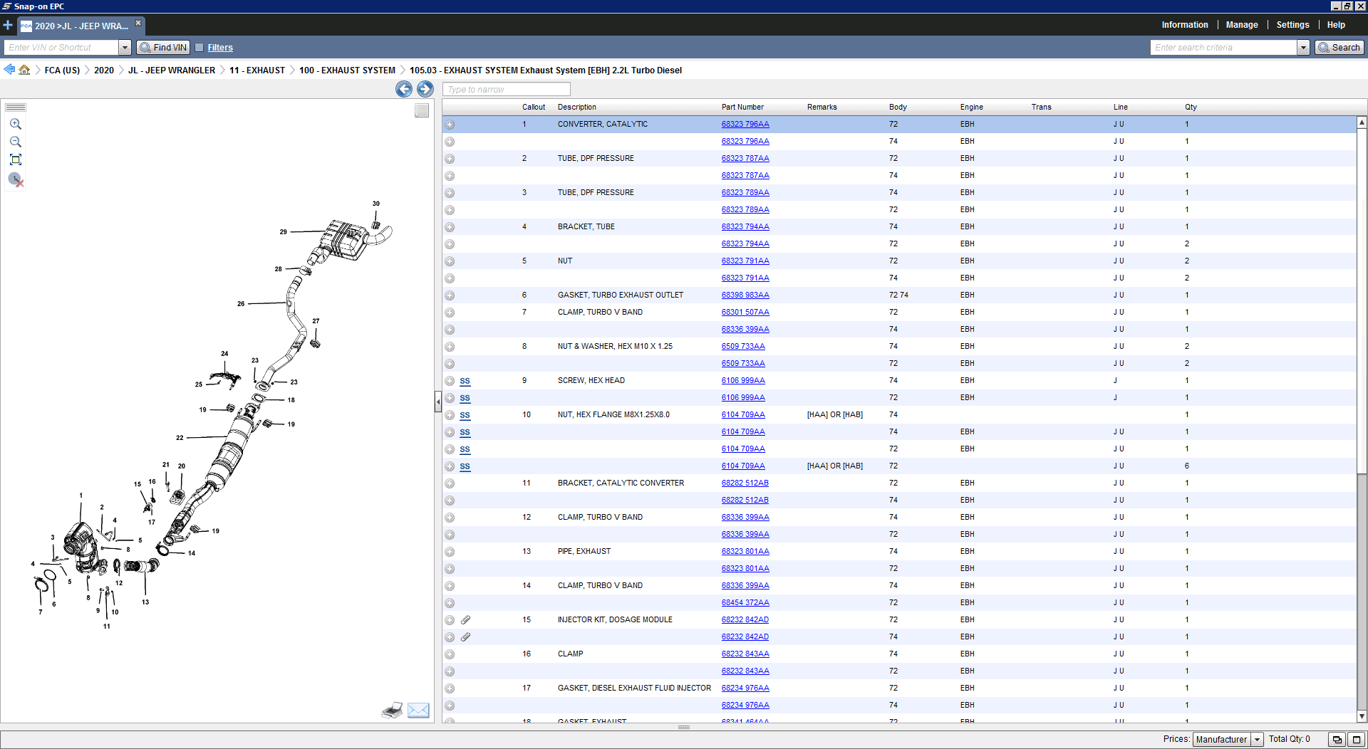 Try to click here to get the best products Chrysler FCA EPC5