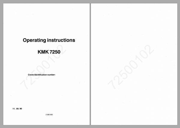 Krupp Crane KMK Collection CD PDF Manual2