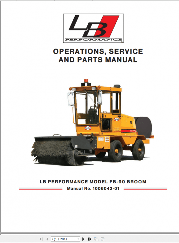 LeeBoy 1000D Asphalt Paver Manual 2 1