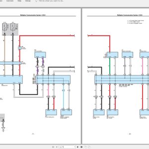 Lexus IS250 IS350 2010 Electrical Wiring Diagram 2