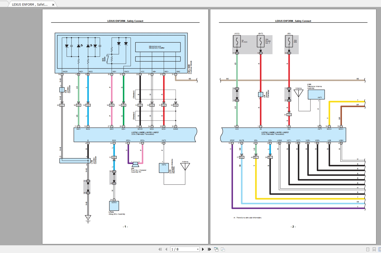 Lexus LS600H 2010 Electrical Wiring Diagram 4
