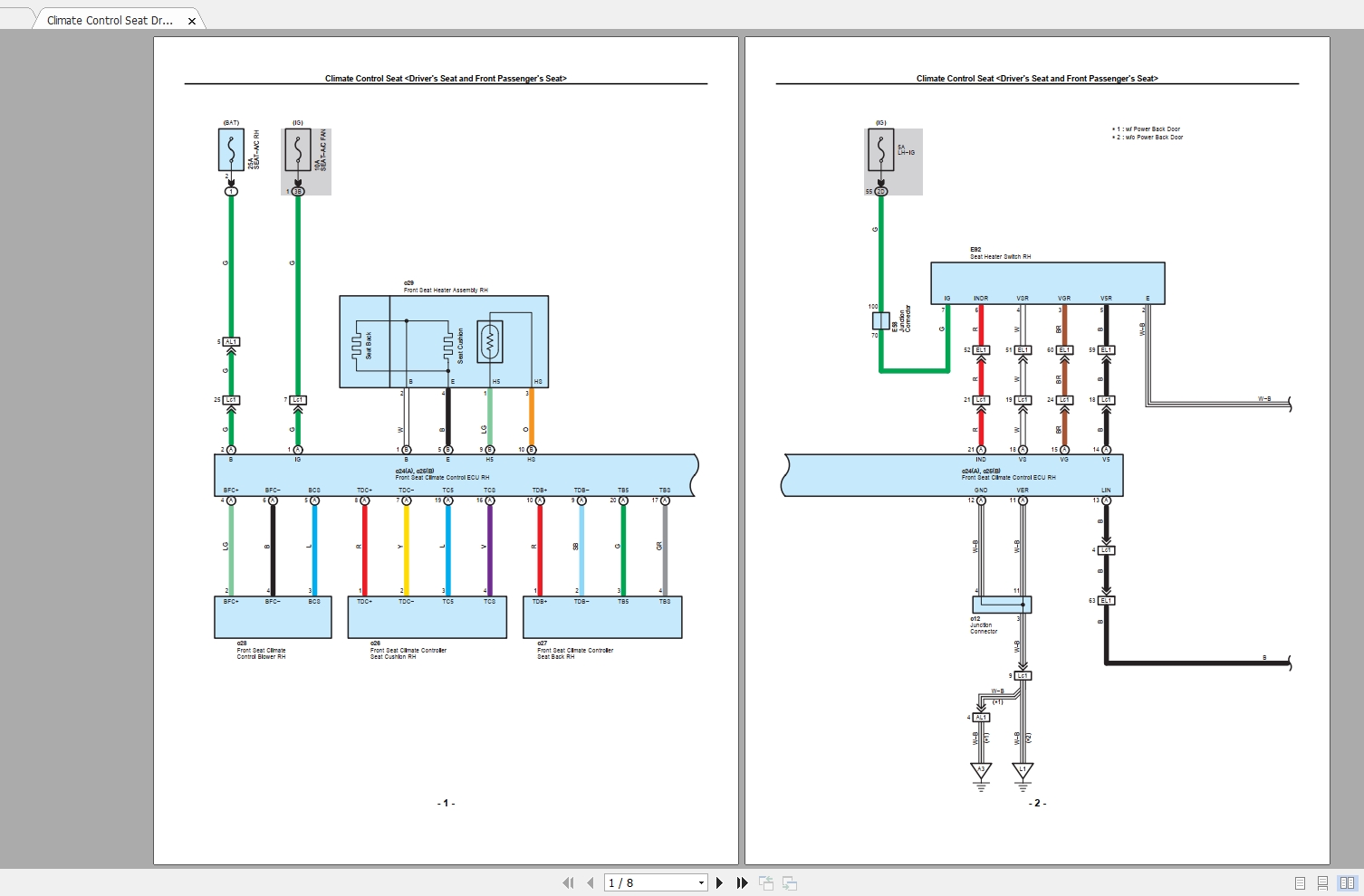 Lexus LX570 2010 Electrical Wiring Diagram 2