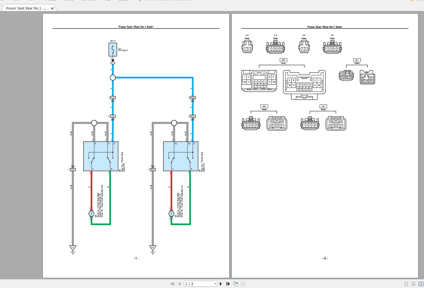 Lexus LX570 2010 Electrical Wiring Diagram 4