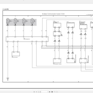 Lexus LX570 2017 USA Electrical Wiring Diagram 4