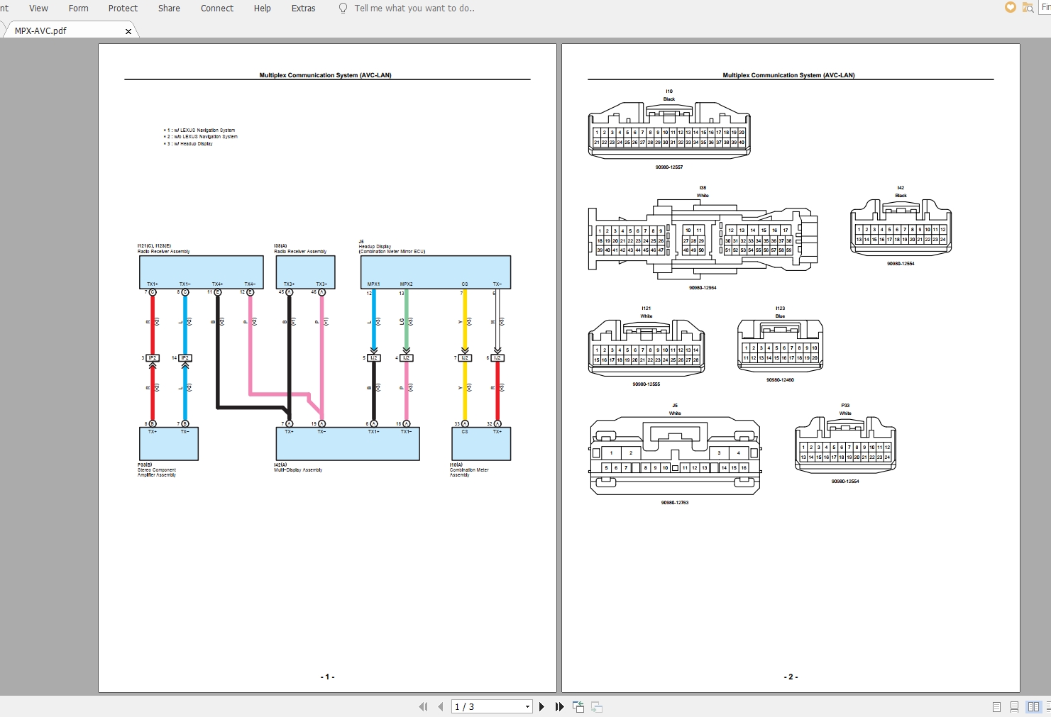 Lexus NX200T 2015 USA Electrical Wiring Diagram 5
