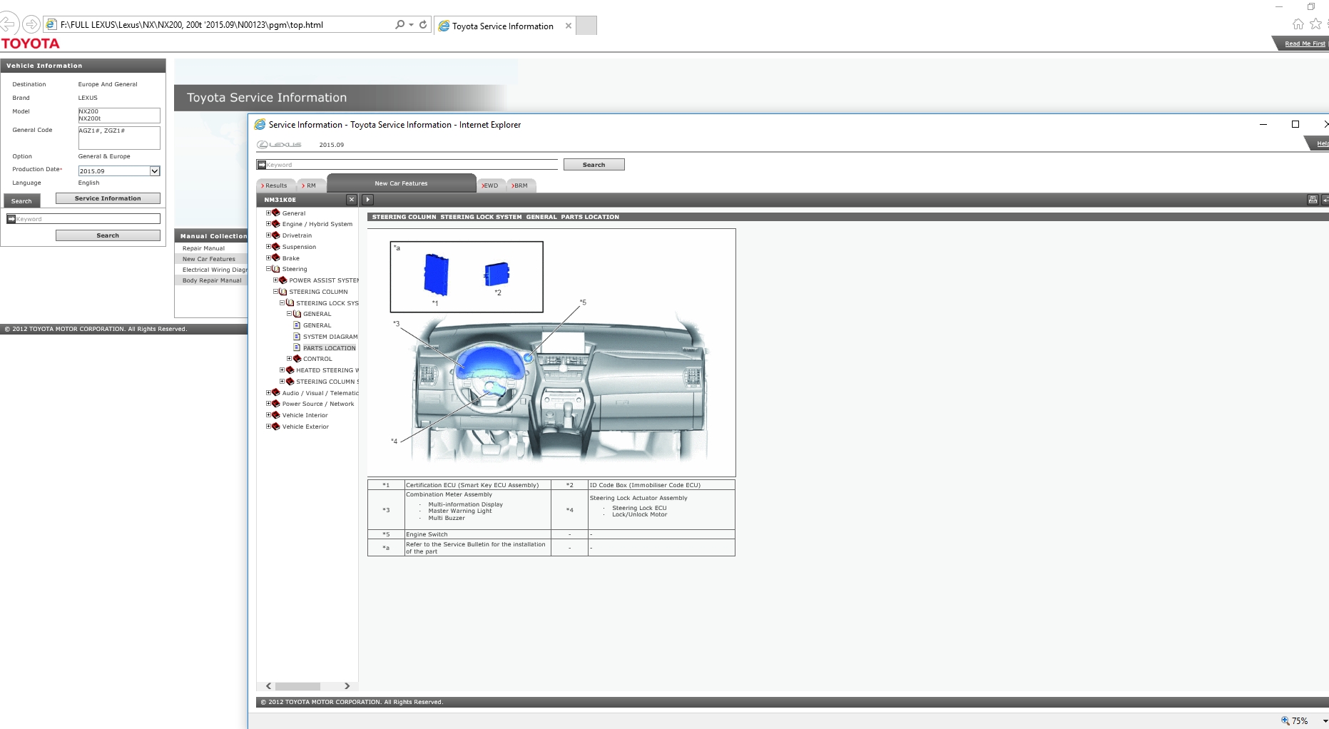 Lexus NX200 NX200T 201509 Workshop Service Manual 3