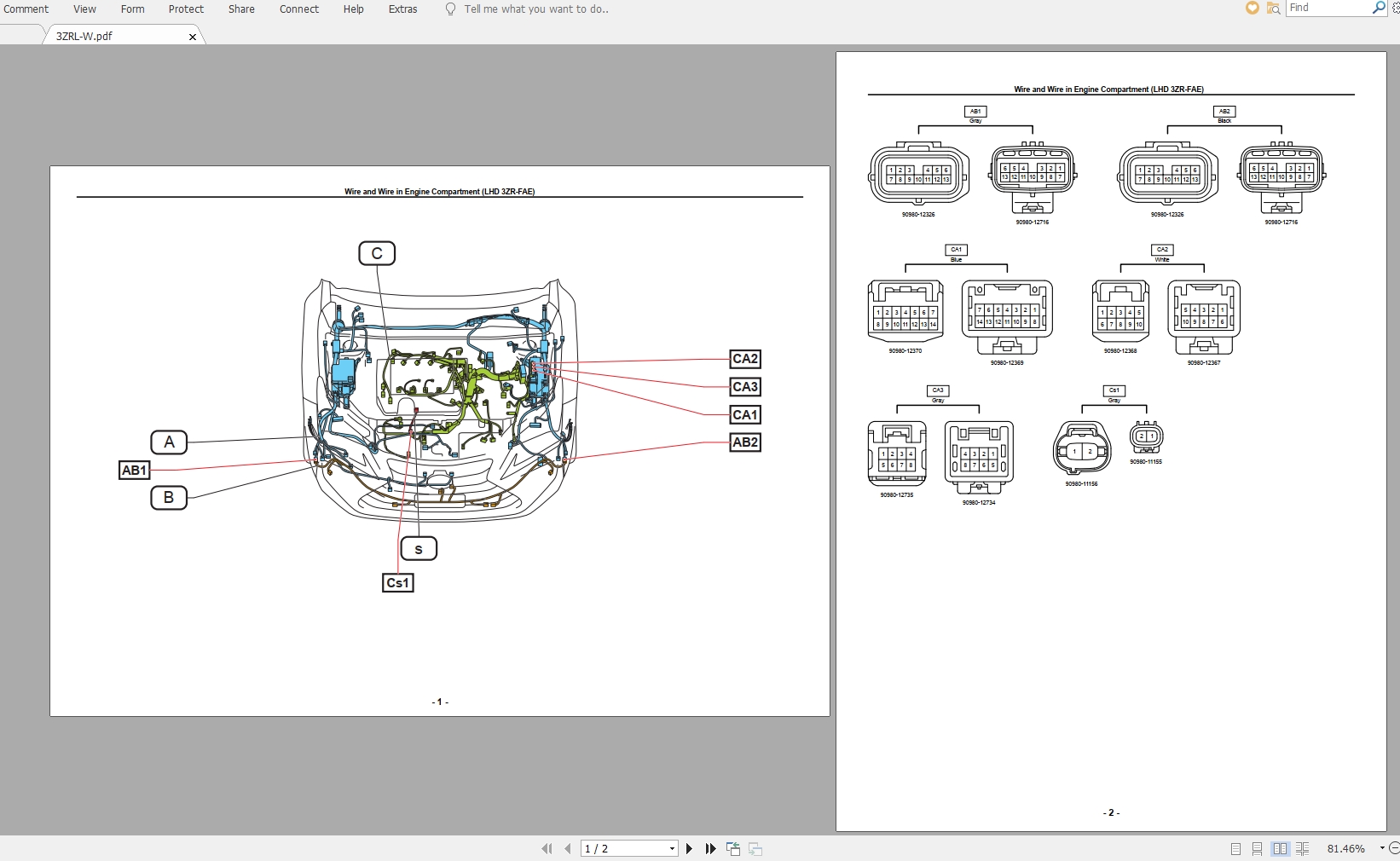 Lexus NX200 NX200T NX300 201709 Electrical Wiring Diagram 3