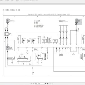 Lexus Nx200 Nx200T Nx300 201709 Electrical Wiring Diagram 4