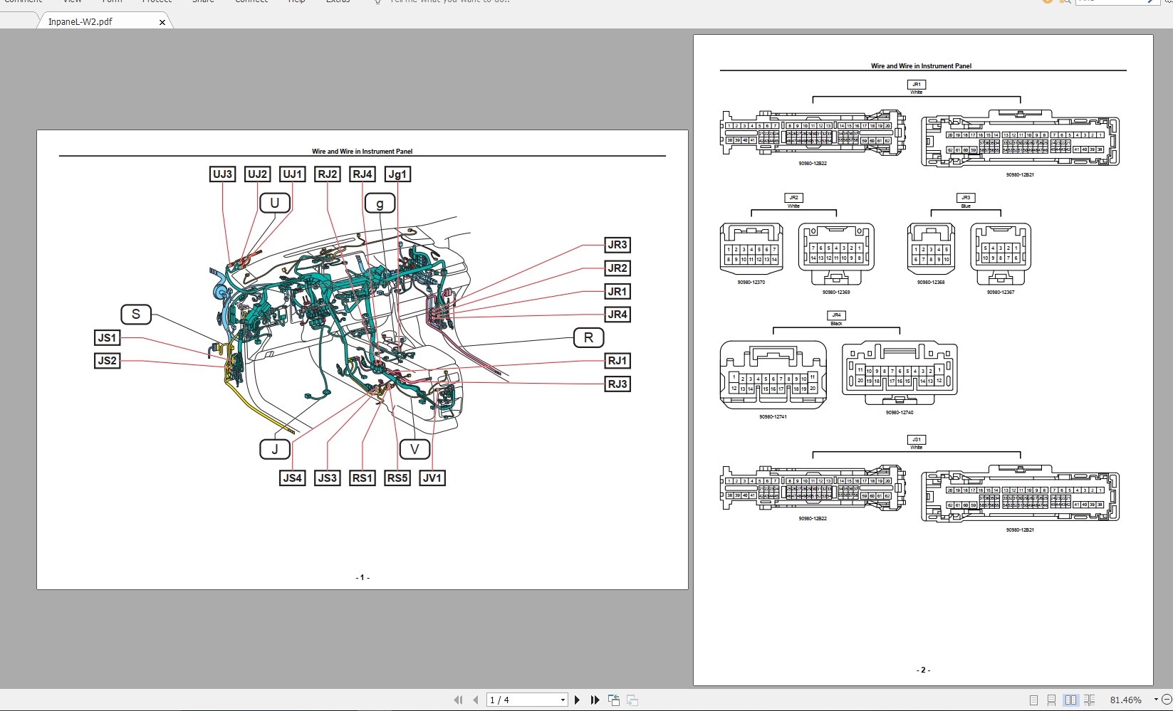 Lexus RX450H 2016 USA Electrical Wiring Diagram 2