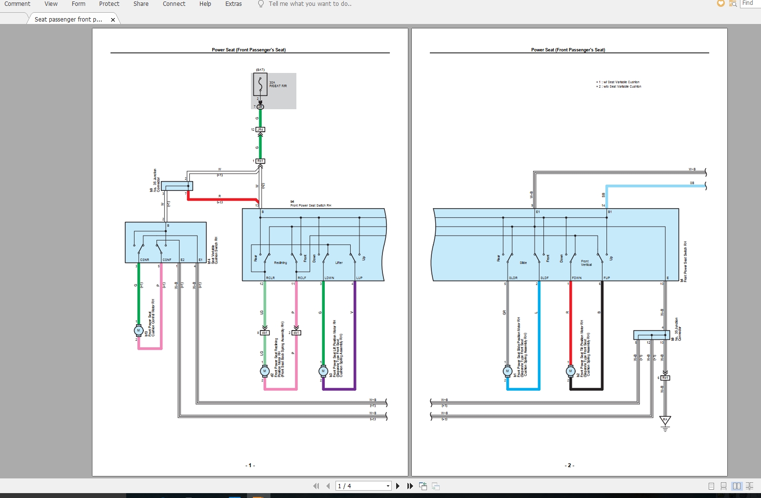 Lexus RX450H 2016 USA Electrical Wiring Diagram 4