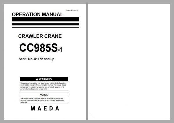 Maeda Crane Collection CD PDF Manual2 1