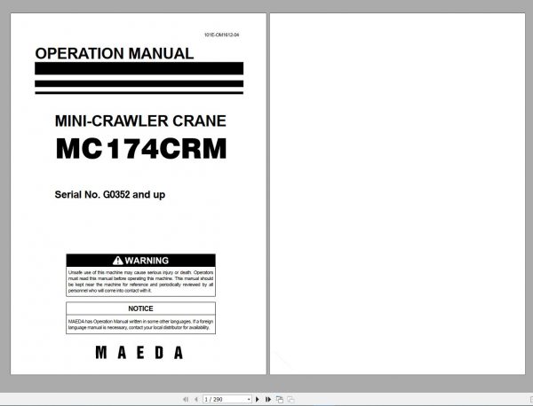 Maeda Crane Collection CD PDF Manual6 1