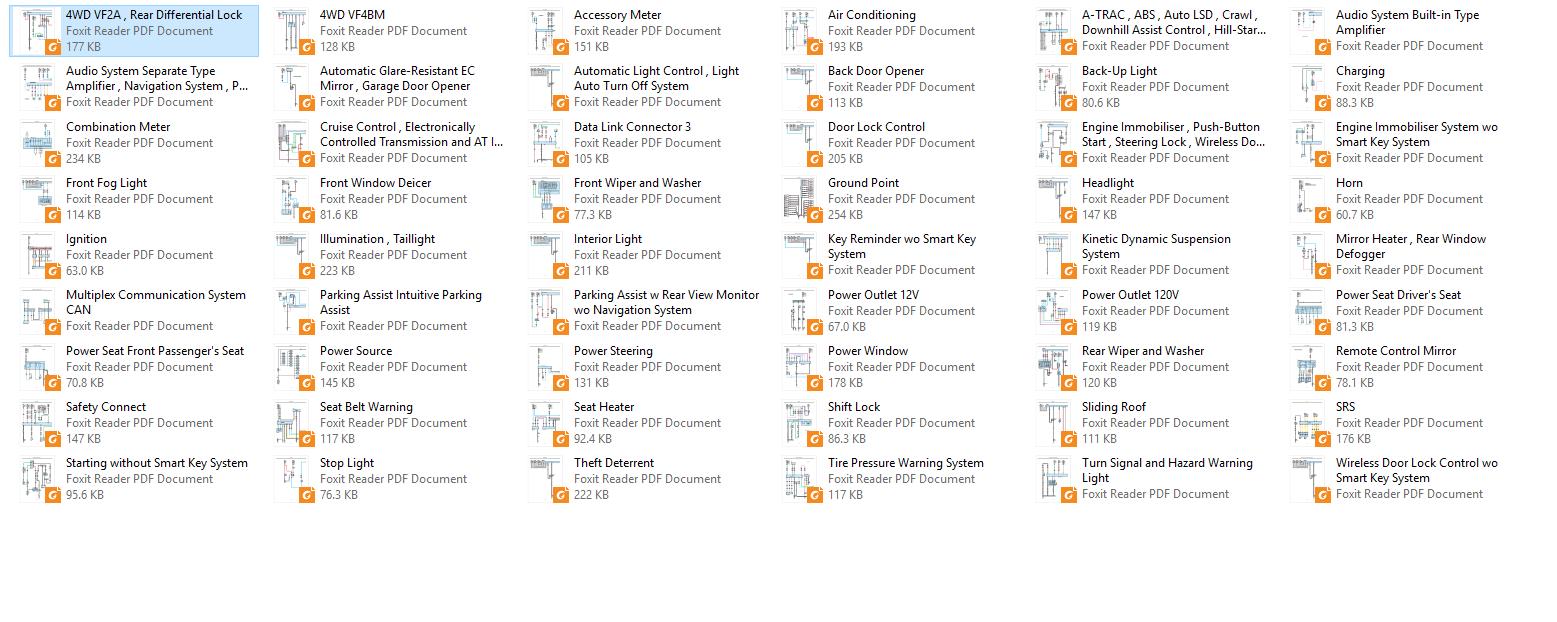 Toyota 4 Runner 2010 USA Electrical Wiring Diagram 1